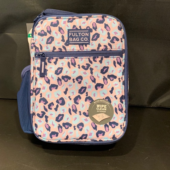 Fulton Bag Co. lunch box. Hard liner with divider. - Picture 1 of 5